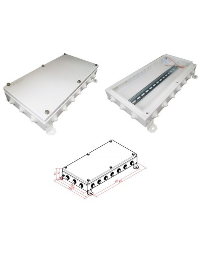 КМ IP55-2040. Коробка монтажная электротехническая. Гефест в Барнауле