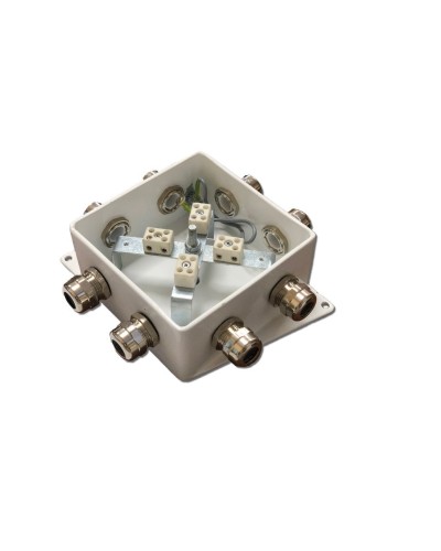 КМ-О (8к)-IP66-120х120, три ввода: Коробка монтажная огнестойкая в Барнауле