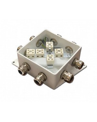 КМ-О (10к*10,0)-IP66-120х120, пять вводов: Коробка монтажная огнестойкая в Барнауле