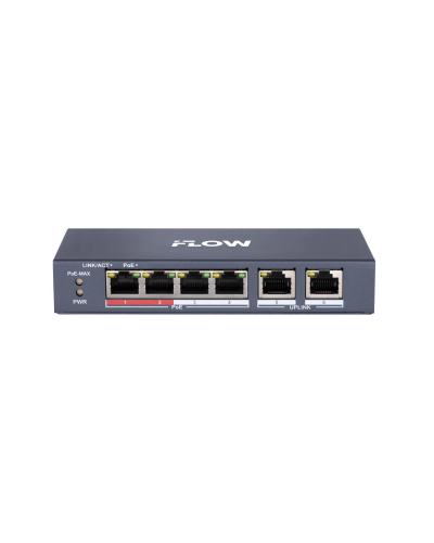 F-SW-EU206POE-V/L. Сетевой PoE коммутатор. i-FLOW в Барнауле