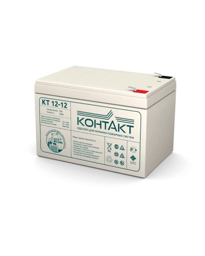 Контакт КТ 12-12. Аккумулятор герметичный свинцово-кислотный. Контакт в Барнауле