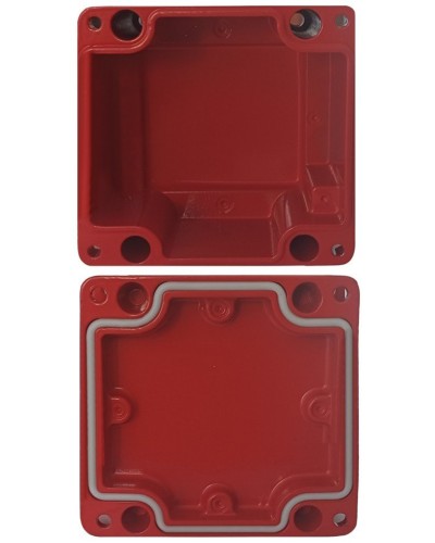 МКС Мороз, глухая, IP66/IP68, красный. Коробка коммутационная металлическая. Магнито-Контакт в Барнауле