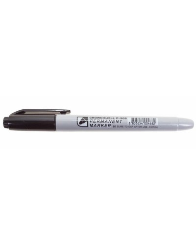 Маркер перманентный Crown «Multi Marker Slim» 2 мм, черный, пулевидный (08-8201): Ручка для маркировки в Барнауле