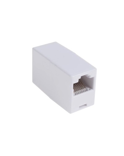 RJ-45 (розетка)-RJ-45 (розетка) (белый): Разъем распределительный в Барнауле