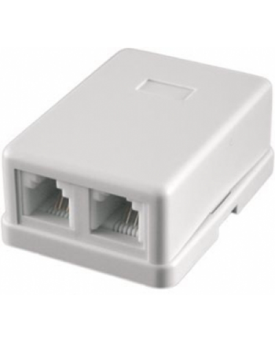 STK-RJ-45(8P8C), CAT.6, 2 выхода, Dual IDC компьютерная розетка: Розетка компьютерная 2 выхода в Барнауле