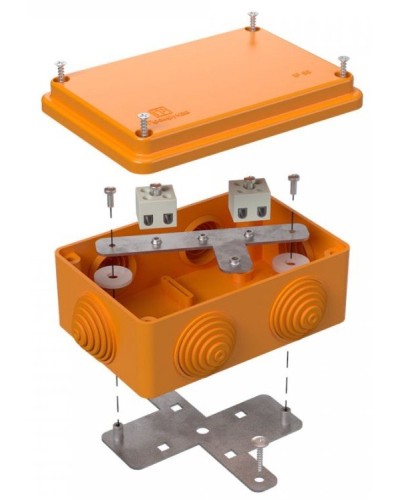 Коробка огнестойкая 120х80х50 (40-0340-FR2.5-4). Коробка огнестойкая для открытой установки. Промрукав в Барнауле