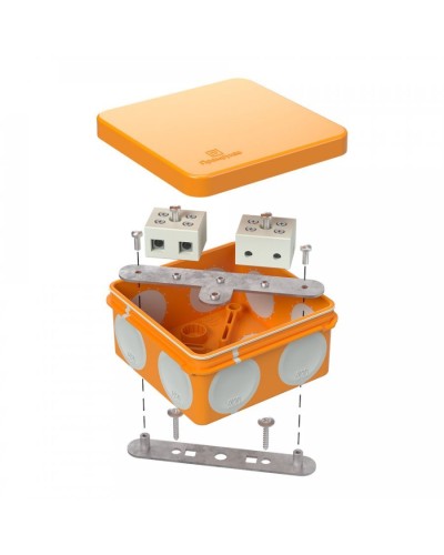 Коробка огнестойкая 80х80х40 (60-0210-FR10.0-4). Коробка огнестойкая для открытой установки. Промрукав в Барнауле