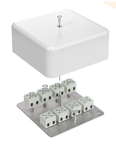 Коробка огнестойкая 103х103х45 для кабель-канала (40-0470-FR6.0-6). Коробка огнестойкая для кабель-канала. Промрукав в Барнауле