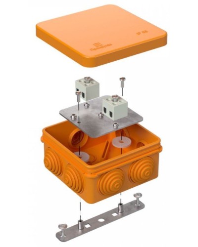 Коробка огнестойкая 80х80х40 (40-0210-FR1.5-4). Коробка огнестойкая для открытой установки. Промрукав в Барнауле