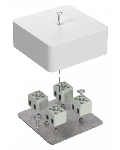 Коробка огнестойкая 75х75х30 (40-0450-FR2.5-8). Коробка огнестойкая для открытой установки. Промрукав в Барнауле