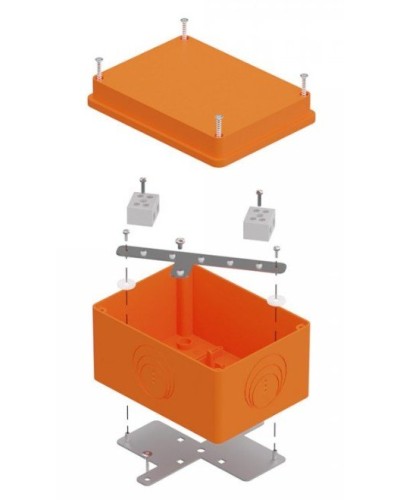 Коробка огнестойкая 150х110х90 E15-E120 для о/п (40-0351-FR10.0-4). Коробка огнестойкая для открытой установки. Промрукав в Барнауле