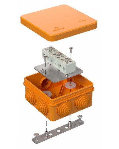 Коробка огнестойкая 80х80х40 (40-0210-FR1.5-6). Коробка огнестойкая для открытой установки. Промрукав в Барнауле
