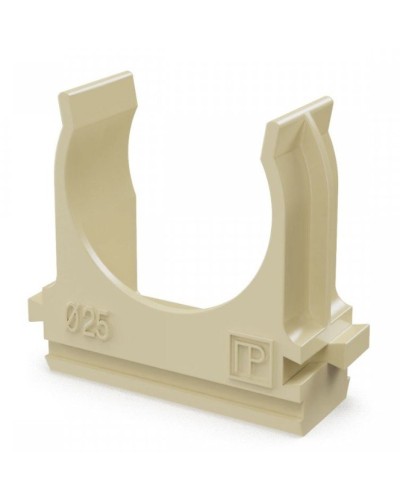Крепёж-клипса для труб АБС-пластик сосна D25 (100 шт) (PR13.0050). Крепление для труб ПВХ. Промрукав в Барнауле