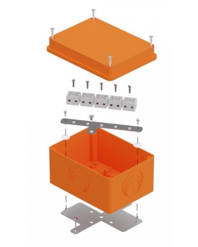 Коробка огнестойкая 150х110х90 E15-E120 для о/п (40-0351-FR1.5-10). Коробка огнестойкая для открытой установки. Промрукав в Барнауле