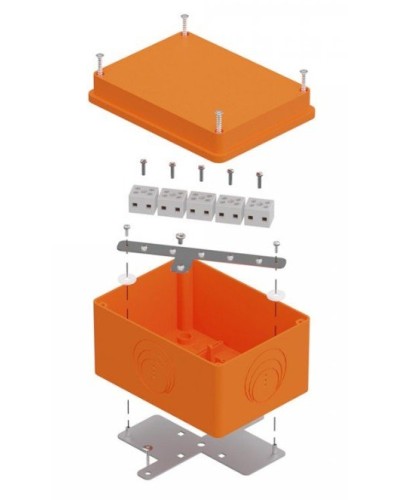 Коробка огнестойкая 150х110х90 E15-E120 для о/п (40-0351-FR2.5-10). Коробка огнестойкая для открытой установки. Промрукав в Барнауле