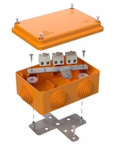 Коробка огнестойкая 120х80х50 (40-0340-FR1.5-6). Коробка огнестойкая для открытой установки. Промрукав в Барнауле