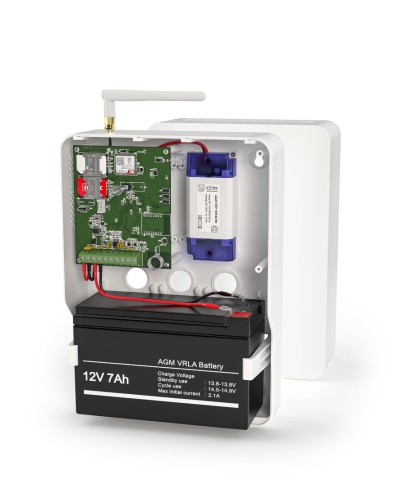 Контакт GSM-14А v.3 (в корпусе под АКБ 1,2-7 Ач с БРП 12V 1А). Панель охранная радиоканальная. Ритм в Барнауле