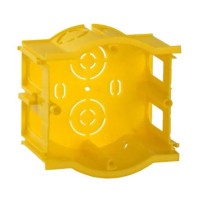 Коробка установочная Ø68х45 GENERICA (UKT10-068-045-000-K0-N-UO). Коробка установочная СЗ сборная для твердых стен (проходная). GENERICA