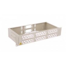 ШКОС-Л-2U/4-32-FC/ST/SC/LC~-(корпус)~ (130308-00041). Кросс оптический 19. ССД (Связьстройдеталь)