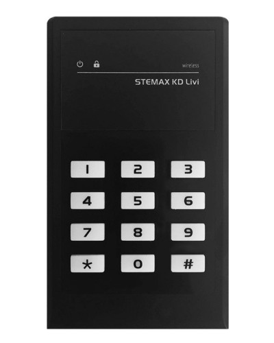 STEMAX KD Livi (черный). Беспроводная кнопочная кодовая панель. Стелс НПП в Барнауле
