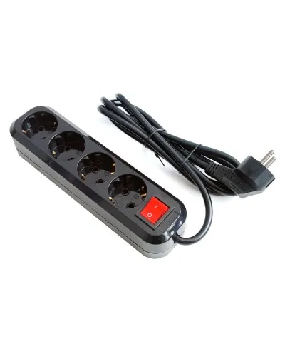 SP4B-318. Сетевой фильтр 4 розетки, 1,8м черный. 5bites в Барнауле