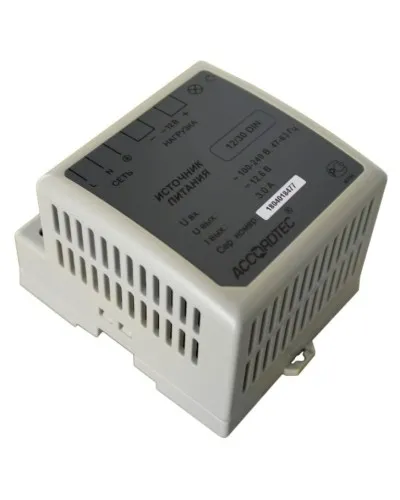 AT-12/30 DIN. Блок питания стабилизированный. AccordTec в Барнауле