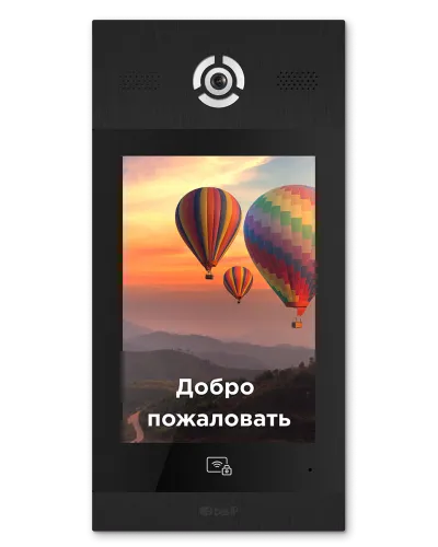 AA-14FB BLACK. Вызывная панель подъездного IP-домофона. BAS-IP в Барнауле