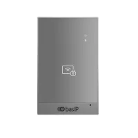 CR-02BD SILVER. Контроллер со встроенным считывателем. BAS-IP