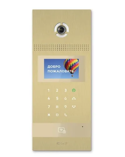 AA-12FB GOLD. Вызывная панель подъездного IP-домофона. BAS-IP в Барнауле