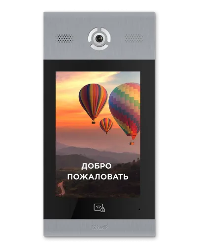 AA-14FB SILVER. Вызывная панель подъездного IP-домофона. BAS-IP в Барнауле