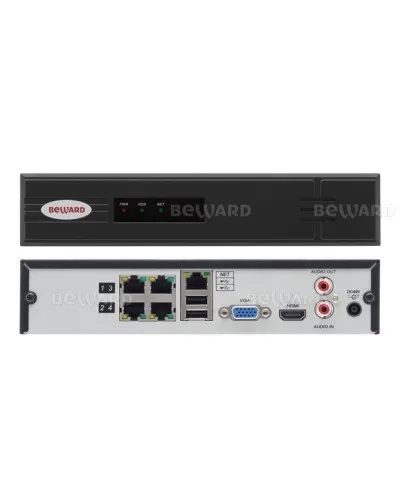 BK0104H2-P4. IP-видеорегистратор 4-канальный. Beward в Барнауле