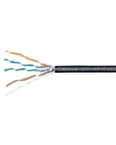 UTP-4P-Cat.6-SOLID-OUT-LSZH-UV (9641c). Кабель «витая пара» (LAN) для структурированных систем связи. CABEUS в Барнауле
