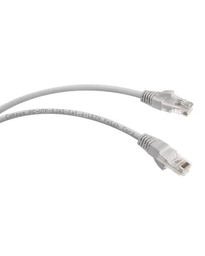 PC-UTP-RJ45-Cat.6-15m-LSZH (9595c), серый. Патч-корд медный. CABEUS в Барнауле