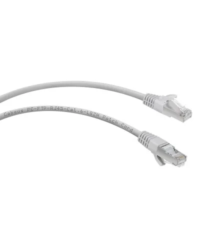 PC-FTP-RJ45-Cat.6-1m-LSZH (7908c), серый. Патч-корд медный. CABEUS в Барнауле