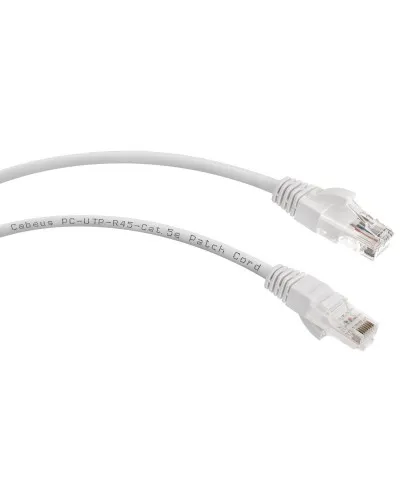 PC-UTP-RJ45-Cat.6-0.5m-LSZH (8876c), серый. Патч-корд медный. CABEUS в Барнауле