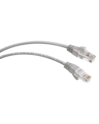 PC-UTP-RJ45-Cat.6-1m (7267c), серый. Патч-корд медный. CABEUS в Барнауле