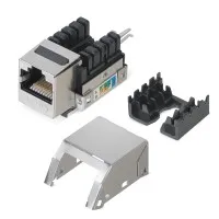 KJ-RJ45-Cat.5e-SH-90 (7958c): Вставка Keystone Jack RJ-45