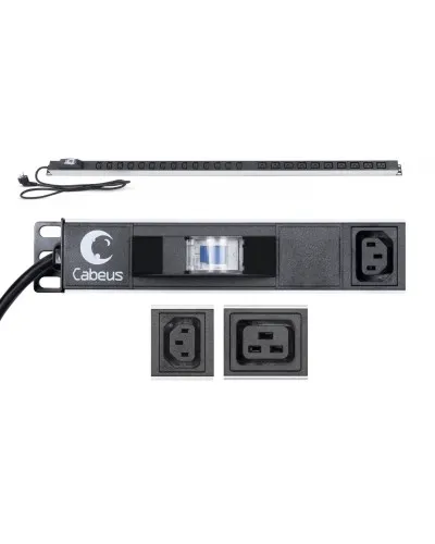 PDU-16-14C13-10C19-B-C14 (9553c). Блок розеток. CABEUS в Барнауле