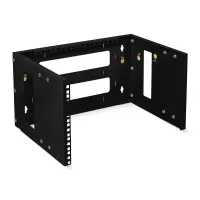 NC-6U-BK (11380c). Кронштейн настенный 19 6U, цвет черный. CABEUS