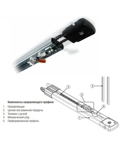CAME V0679. Профиль направляющий. CAME в Барнауле