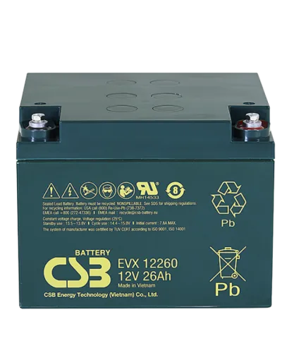 CSB EVX 12260. Аккумулятор герметичный свинцово-кислотный. CSB в Барнауле