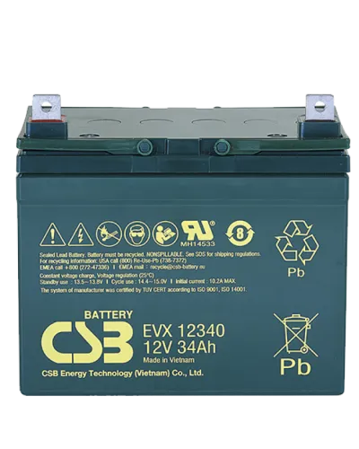 CSB EVX 12340. Аккумулятор герметичный свинцово-кислотный. CSB в Барнауле