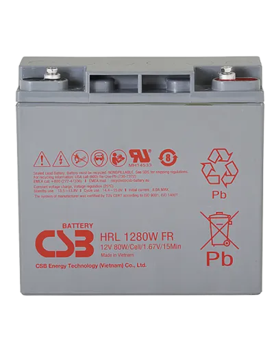 CSB HRL 1280W FR. Аккумулятор герметичный свинцово-кислотный. CSB в Барнауле