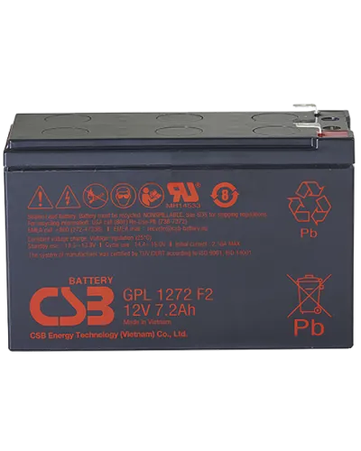CSB GPL 1272 F2 FR. Аккумулятор герметичный свинцово-кислотный. CSB в Барнауле