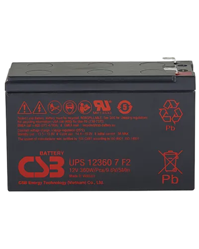 CSB UPS 123607. Аккумулятор герметичный свинцово-кислотный. CSB в Барнауле