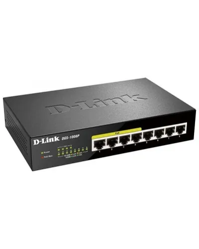 DGS-1008P/E1A. Коммутатор. D-Link в Барнауле