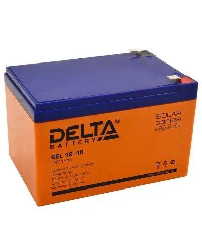 Delta GEL 12-15. Аккумулятор герметичный свинцово-кислотный. Delta в Барнауле