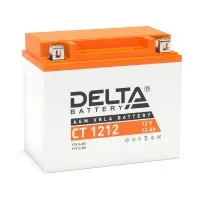 Delta CT 1212. Аккумулятор герметичный свинцово-кислотный стартерный. Delta