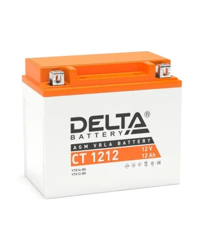 Delta CT 1212. Аккумулятор герметичный свинцово-кислотный стартерный. Delta в Барнауле