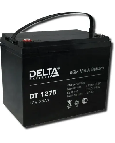 Delta DT 1275. Аккумулятор герметичный свинцово-кислотный. Delta в Барнауле